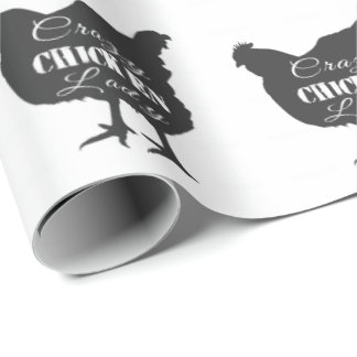 Papel De Presente Doida Senhora do Frango