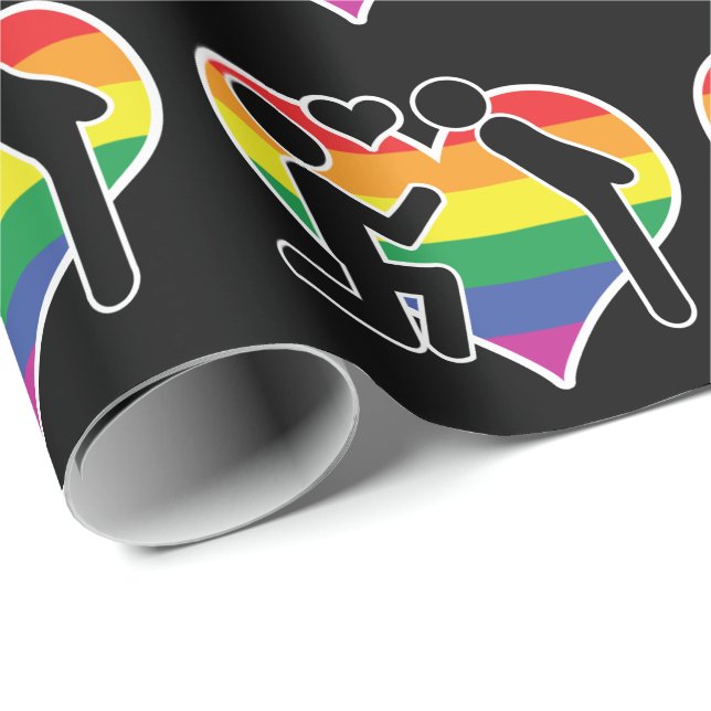 Papel De Presente Dois Agrupamentos Da Proposta (Ponta do rolo)