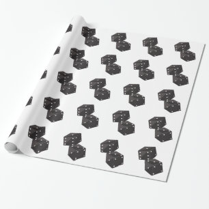 Papel De Presente Dois dados