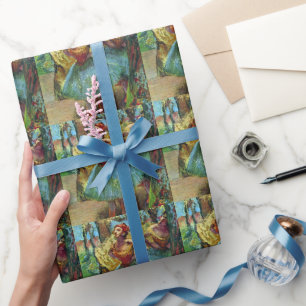 Papel De Presente Dois Dançarinos de Edgar Degas, Arte de Balé Antig