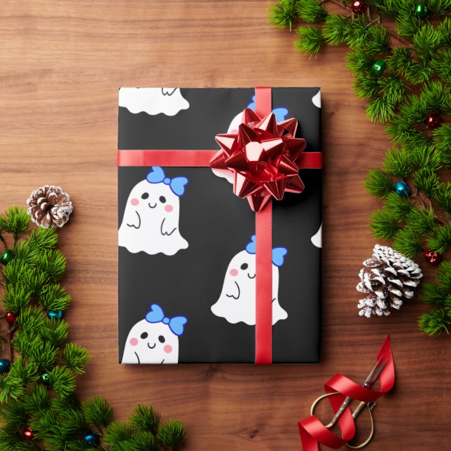 Papel De Presente Dois Pequenos Gêmeos Boos (Presente de Natal)