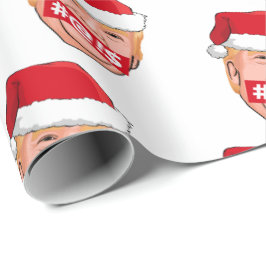 Papel De Presente DONALD TRUMP Fingida Natal