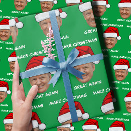 Papel De Presente Donald Trump Papai Noel faz Excelente de Natal nov