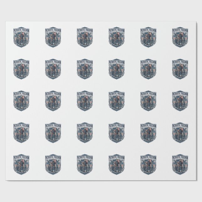 Papel De Presente Dono de Pequeno Negócio Patriota (Aberto)