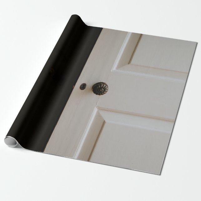 PAPEL DE PRESENTE DOR DE MADEIRA BRANCA (Desenrolado)