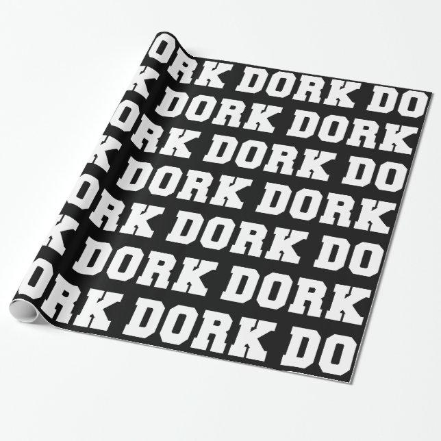 PAPEL DE PRESENTE DORK (Desenrolado)