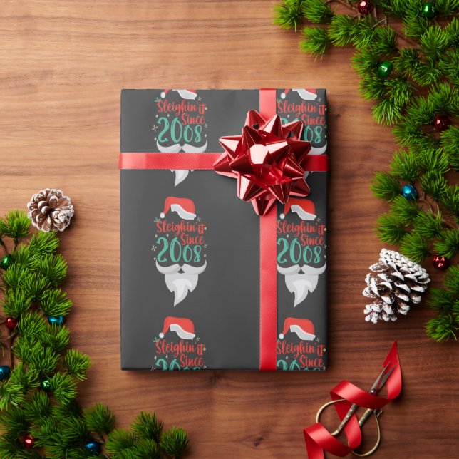 Papel De Presente Dormir desde os Papais noeis de Natal de 2008 (Presente de Natal)