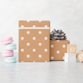 Papel De Presente Dotty Delight Orange