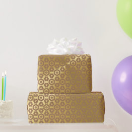 Papel De Presente Dourada aparência
