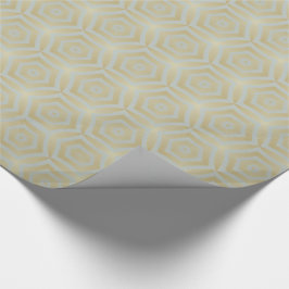 Papel De Presente Dourado e marfim de luxo