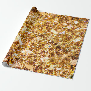 Papel De Presente Dourado fundo de brilho