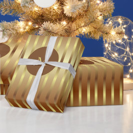 Papel De Presente Dourado Fundo E Dourado Natal