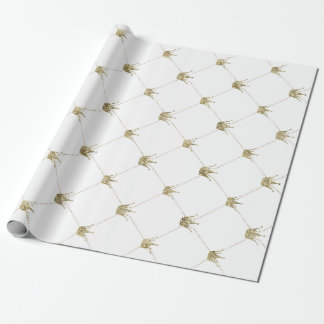 Papel De Presente Dourados Crowns | Casamentos Luxuosos