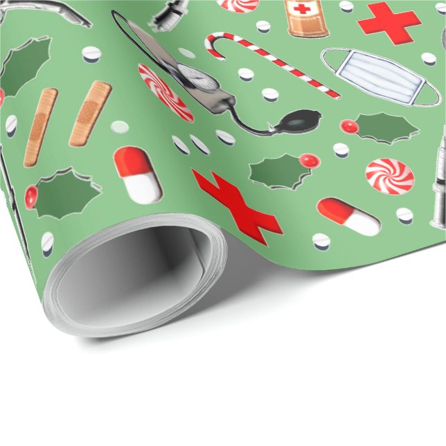 Papel De Presente Doutor Natal (Ponta do rolo)