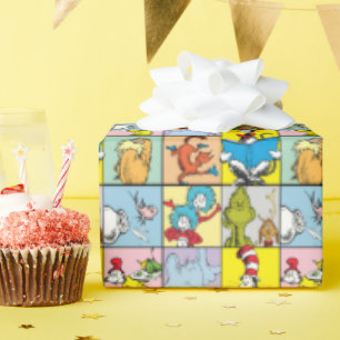 Papel De Presente Dr. Seuss   Histórias Gráfico