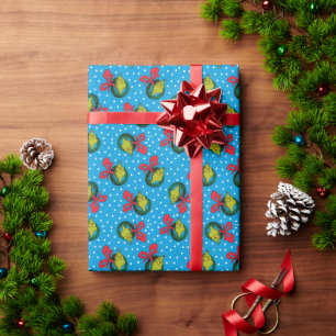 Papel De Presente Dr. Seuss O Grinch Padrão de Coroa de Natal