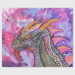 Papel De Presente Dragon Art by Novy Wraping Paper