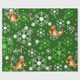 Papel De Presente dragon feux