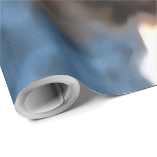 Papel De Presente Dragonfly Com Asas Iluminadas Por Sol