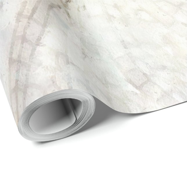 Papel De Presente Dragonfly Watercolor Pastel Fundo Branco (Ponta do rolo)