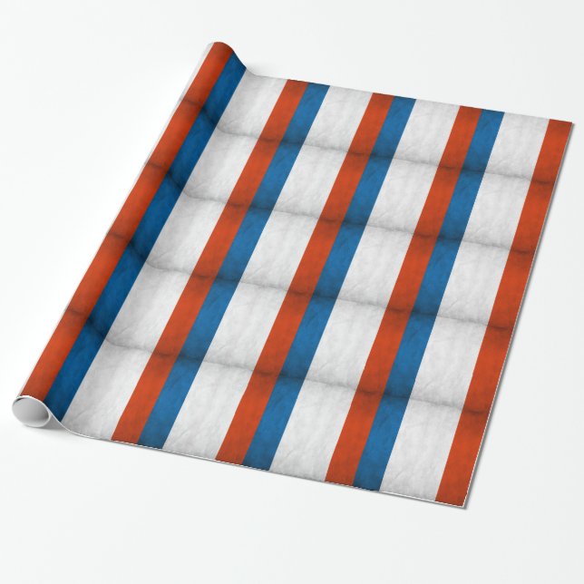 Papel De Presente Drapeau Français (Desenrolado)