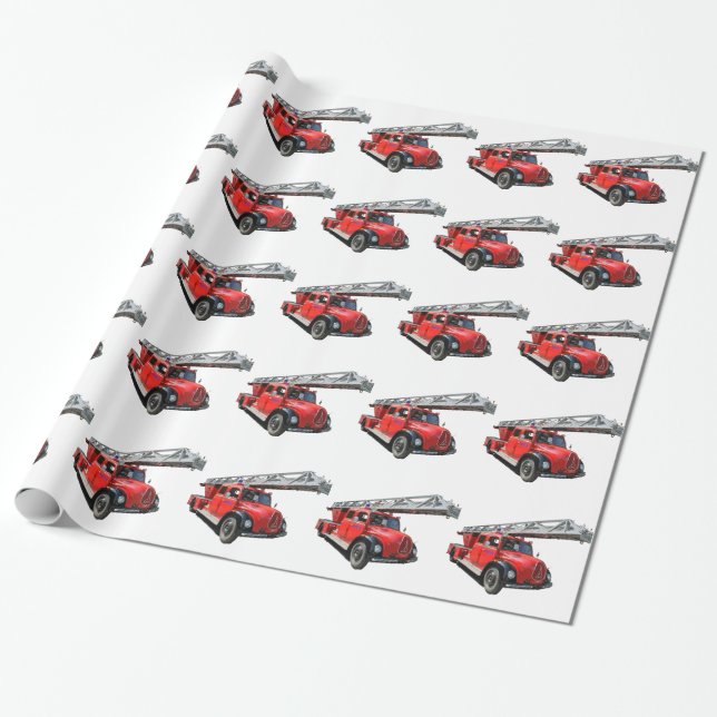 Papel De Presente Drehleiterwagen (Desenrolado)