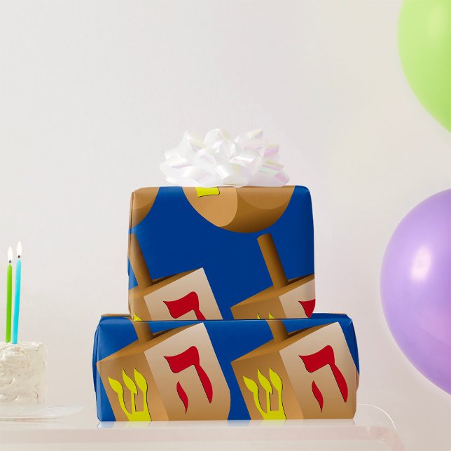 Papel De Presente Dreidel (Criador carregado)