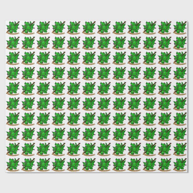 Papel De Presente Druid Dice Design (Aberto)