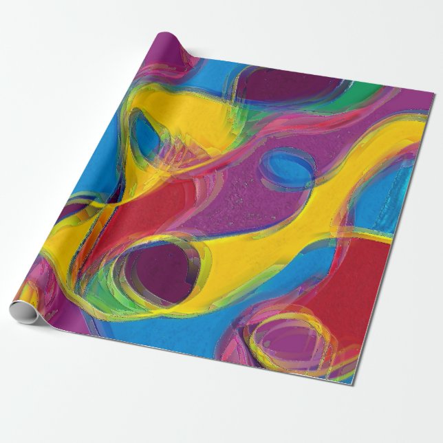 Papel De Presente Drunk on Candy (Desenrolado)