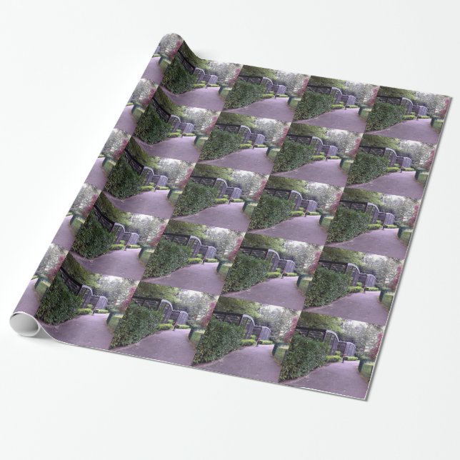 Papel De Presente duas crianças no parque (Desenrolado)