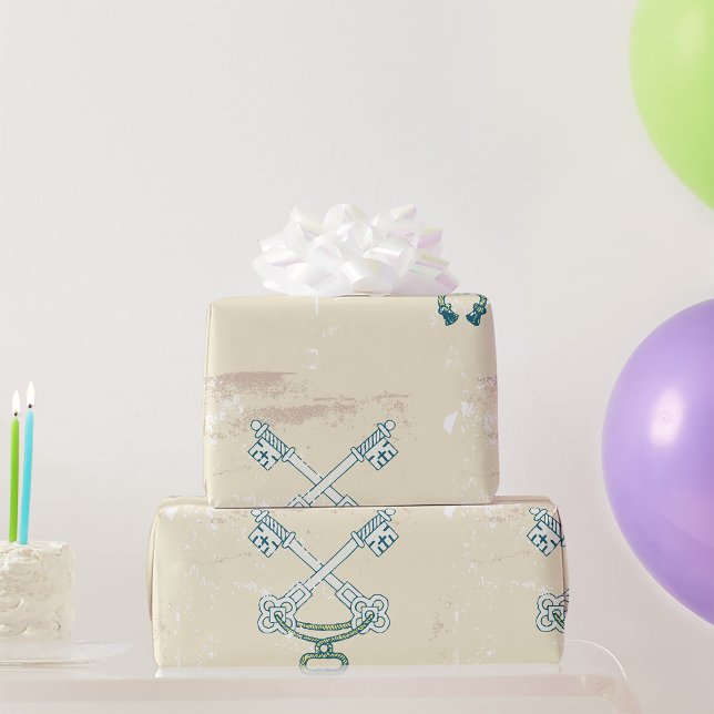 Papel De Presente Duas teclas juntas: papel de enrolamento (Criador carregado)