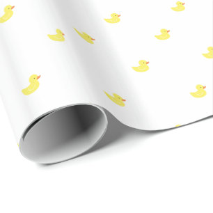 Papel De Presente Duckies de borracha