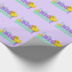 Papel De Presente "Duckies de borracha - irmã mais velha "