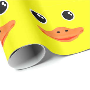 Papel De Presente Ducky Amarelo