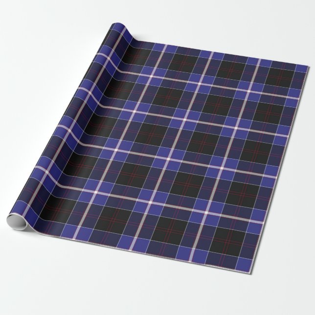 Papel De Presente Dunlop Tartan (Desenrolado)
