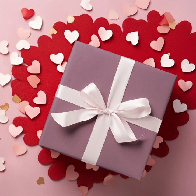 Papel De Presente Dusty Mauve - Papel de Enrolamento Rosa (Criador carregado)