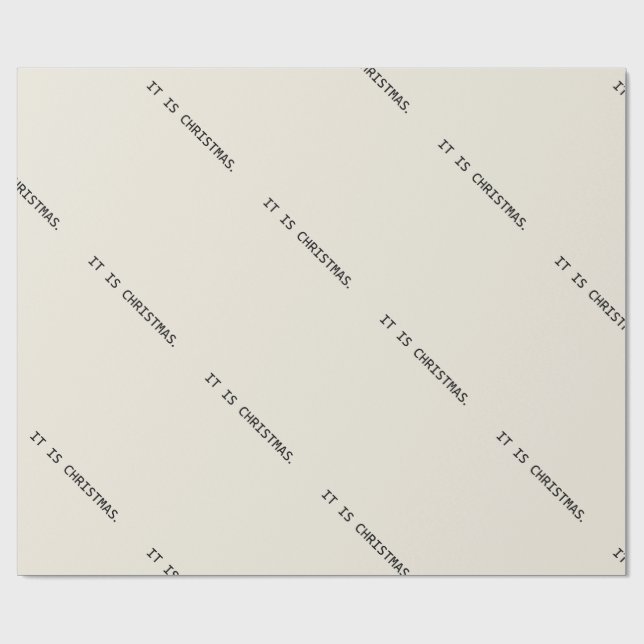 Papel De Presente Dystopian Christmas (Aberto)