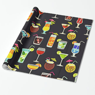 Papel De Presente É cocktail de 5 horas em algum lugar
