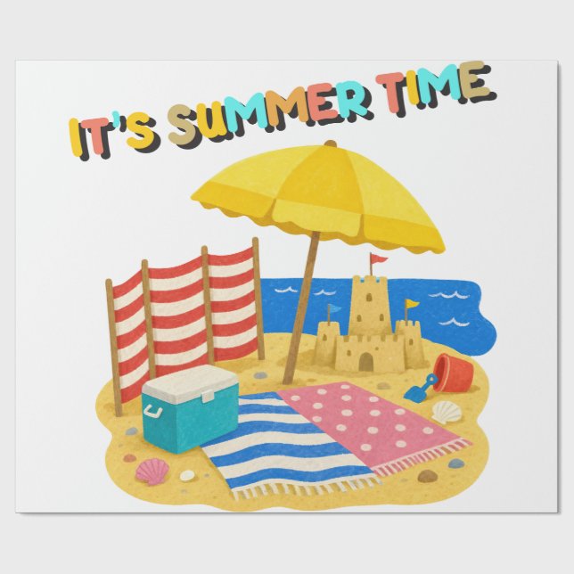 Papel De Presente é época de verão (Aberto)