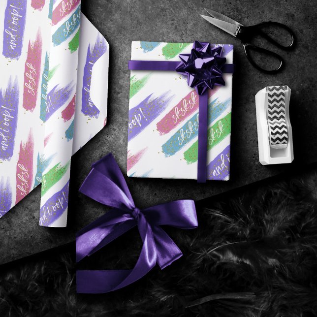 Papel De Presente E eu | esfregões de sksksk — pinceladas de espuma (Criador carregado)