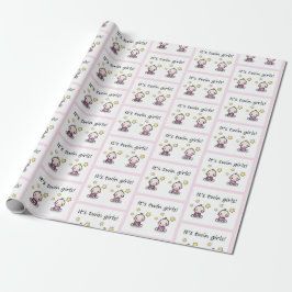 Papel De Presente É Gin Girls Gift Wrap, Decoration, Chá de fraldas