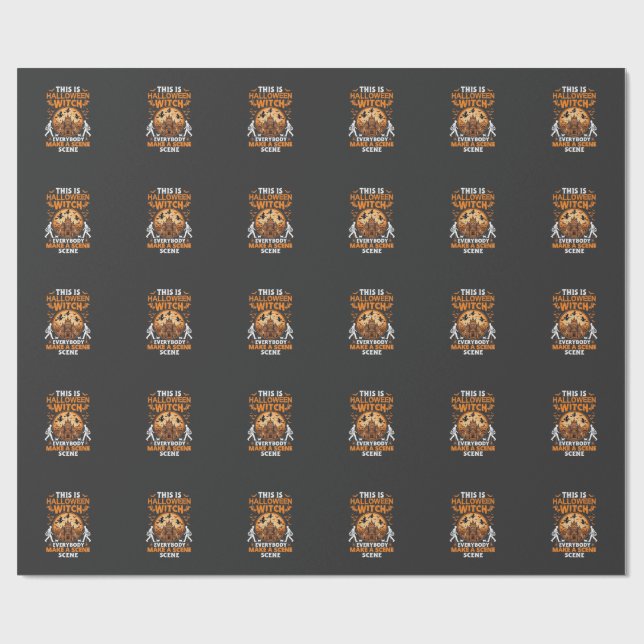 Papel De Presente É o Halloween (Aberto)