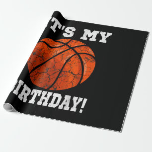 Papel De Presente É o meu Aniversário, jogador de basquetebol.