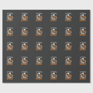 Papel De Presente É Temporada Assustadora Abóbora de Halloween Fanta