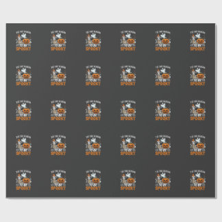 Papel De Presente É Temporada Assustadora Abóbora de Halloween Fanta