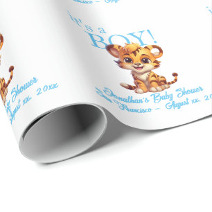 Papel De Presente É um Chá de fraldas personalizado!