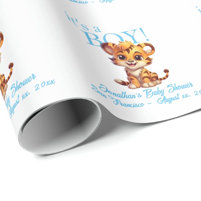 Papel De Presente É um Chá de fraldas personalizado! (Ponta do rolo)