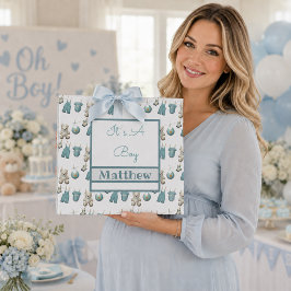 Papel De Presente É um nome de roupa de menino Bebê