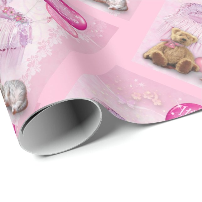 Papel De Presente É uma garota! (Ponta do rolo)