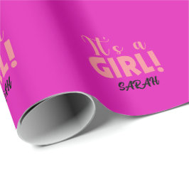 Papel De Presente É uma garota Sarah